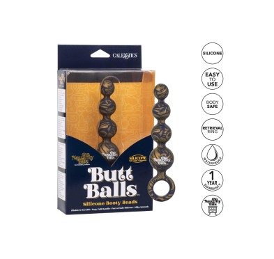 Butt Balls Booty Beads Purple